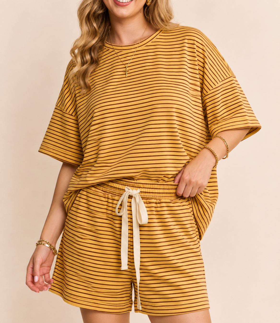Easy Days Striped Lounge Set
