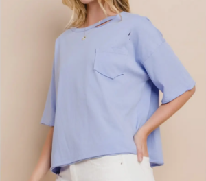 The Easy Days Distressed Pocket Tee (light blue) 1xl - 3xl IMG 1143 300x264
