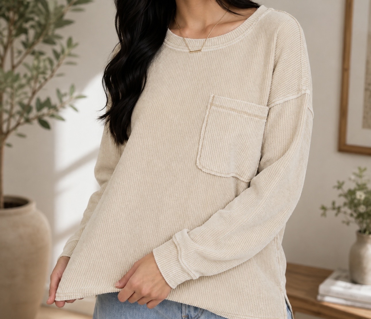 Cream Pullover