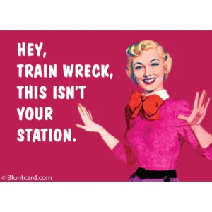 train wreck magnet