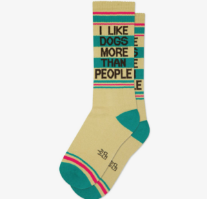 i Like Dogs More Than People Socks ilikedos more than people