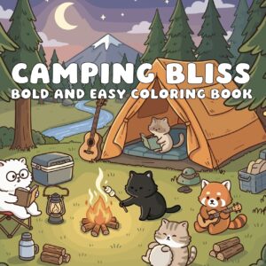 Camping Coloring Book