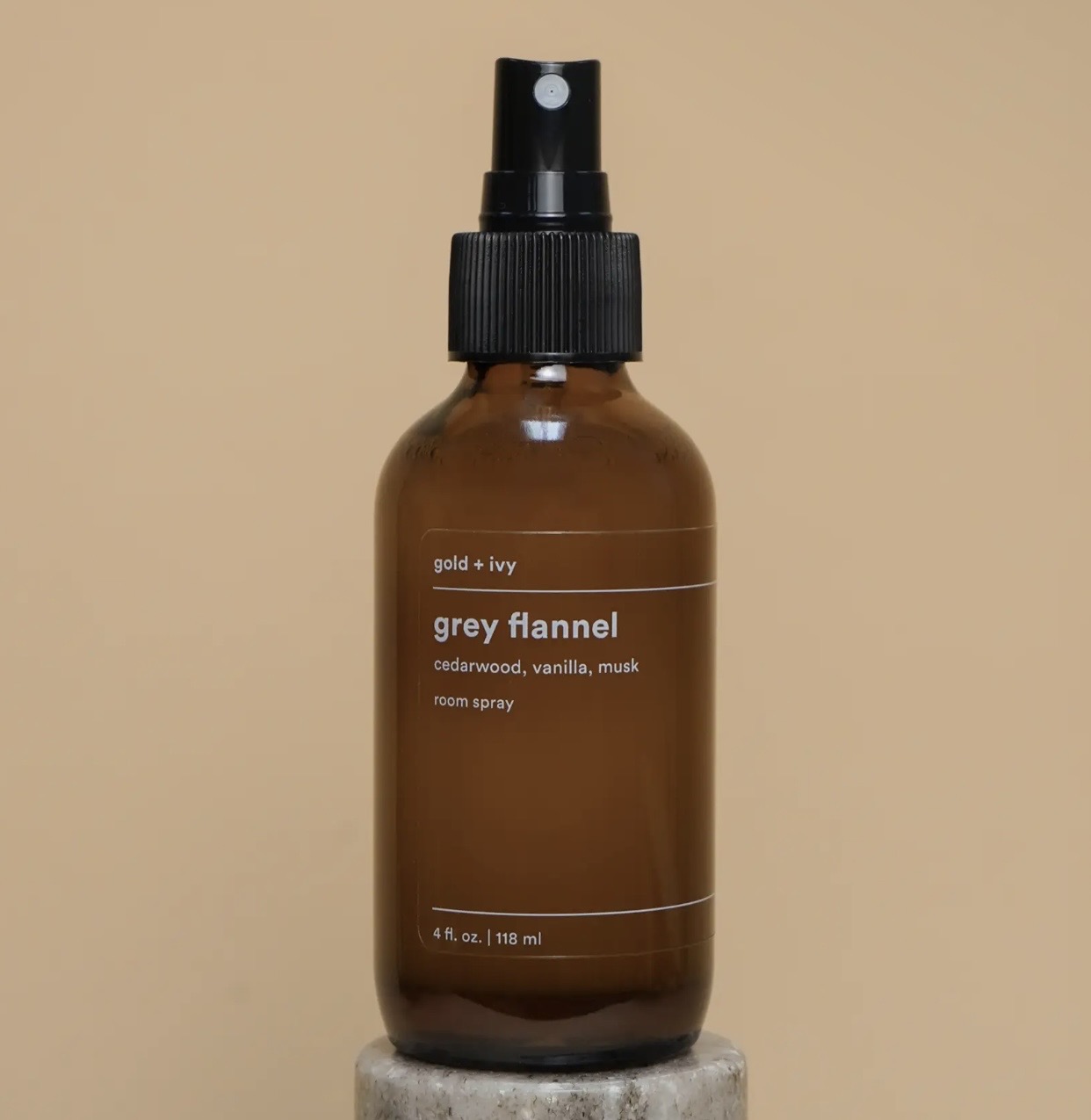 screenshot grey flannel room spray
